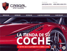 Tablet Screenshot of cabral.com.py